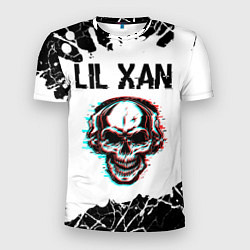 Мужская спорт-футболка Lil Xan ЧЕРЕП Краска