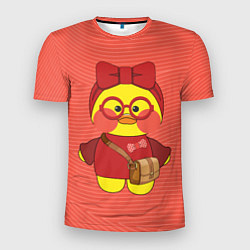 Мужская спорт-футболка Лалафанфан в красных очках