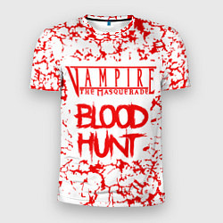 Мужская спорт-футболка Vampire The Masquerade Bloodhunt, лого