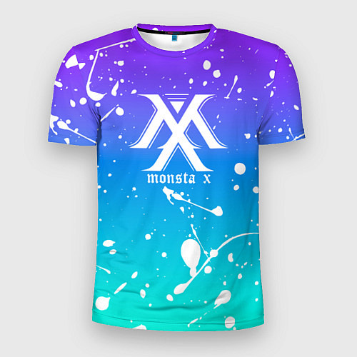 Мужская спорт-футболка Monsta x / 3D-принт – фото 1