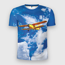 Мужская спорт-футболка Гражданский самолет Ан-2