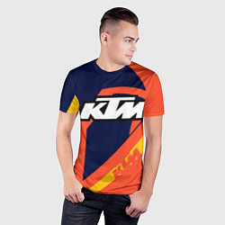 Футболка спортивная мужская KTM VINTAGE SPORTWEAR, цвет: 3D-принт — фото 2