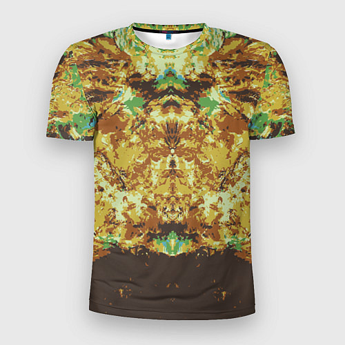 Мужская спорт-футболка Абстрактный,цветной графический узор / 3D-принт – фото 1
