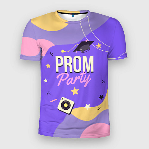 Мужская спорт-футболка Prom party / 3D-принт – фото 1