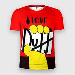 Футболка спортивная мужская Love Duff, цвет: 3D-принт