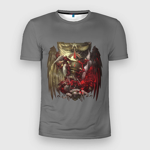 Мужская спорт-футболка Blood Angels symbol / 3D-принт – фото 1