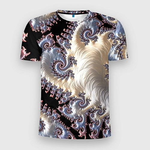 Мужская спорт-футболка Авангардный фрактальный паттерн Avant-garde fracta / 3D-принт – фото 1