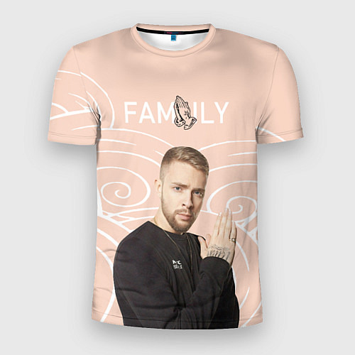 Мужская спорт-футболка Egor kreed: Family бесшовный узор / 3D-принт – фото 1