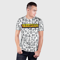 Футболка спортивная мужская ПРОФЕССИЯ РОБОТОТЕХНИКА, цвет: 3D-принт — фото 2