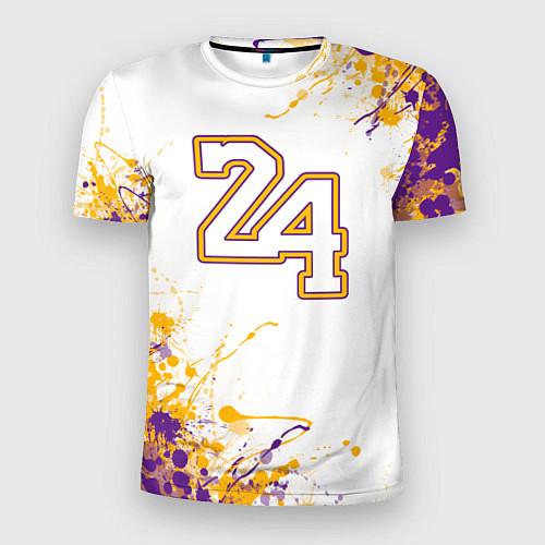 Мужская спорт-футболка Коби Брайант Lakers 24 / 3D-принт – фото 1