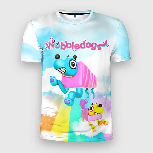 Мужская спорт-футболка Wobbledogs / 3D-принт – фото 1