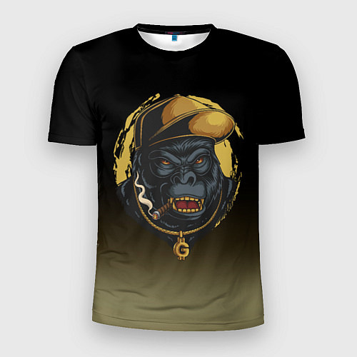 Мужская спорт-футболка Hip-hop Gorilla / 3D-принт – фото 1