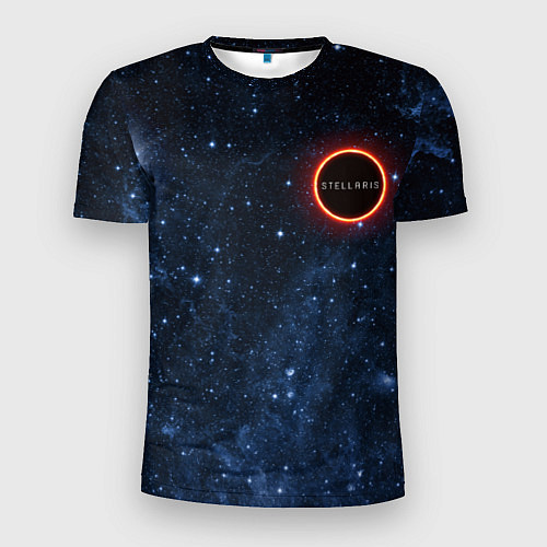 Мужская спорт-футболка Stellaris Black Hole Logo / 3D-принт – фото 1