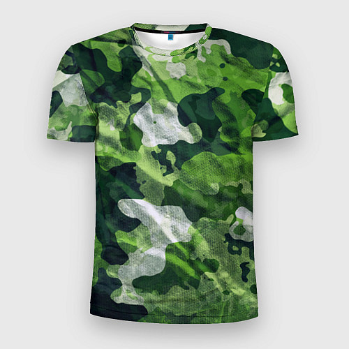Мужская спорт-футболка Camouflage Pattern Камуфляж Паттерн / 3D-принт – фото 1