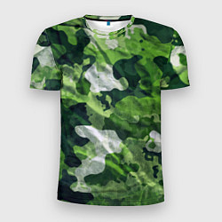 Футболка спортивная мужская Camouflage Pattern Камуфляж Паттерн, цвет: 3D-принт