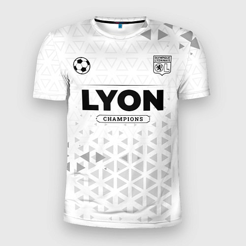 Мужская спорт-футболка Lyon Champions Униформа / 3D-принт – фото 1