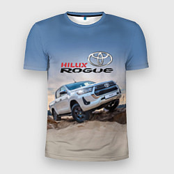 Мужская спорт-футболка Toyota Hilux Rogue Off-road vehicle Тойота - прохо