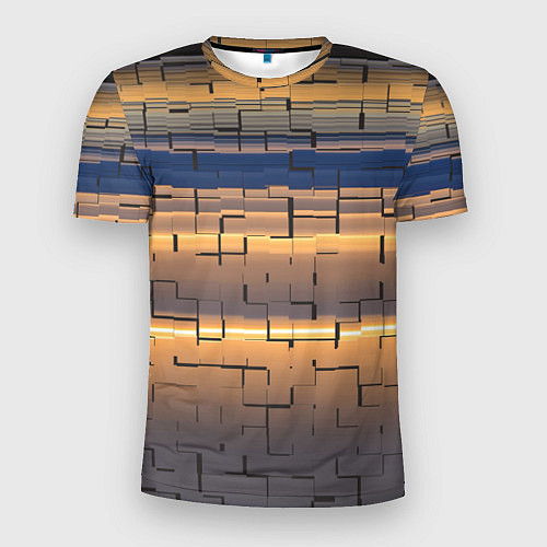 Мужская спорт-футболка Мозаика цветная colored mosaic / 3D-принт – фото 1