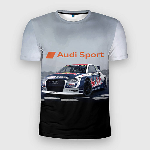 Мужская спорт-футболка Ауди Спорт Гоночная команда Audi sport Racing team / 3D-принт – фото 1