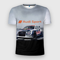 Мужская спорт-футболка Ауди Спорт Гоночная команда Audi sport Racing team