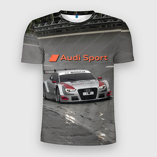Мужская спорт-футболка Audi Sport Racing Team Short Track Car Racing Авто / 3D-принт – фото 1