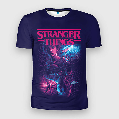 Мужская спорт-футболка Stranger Things Очень странные дела / 3D-принт – фото 1
