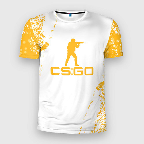 Мужская спорт-футболка Cs go КРАСКА / 3D-принт – фото 1