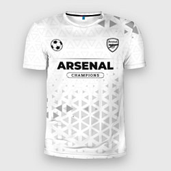 Футболка спортивная мужская Arsenal Champions Униформа, цвет: 3D-принт
