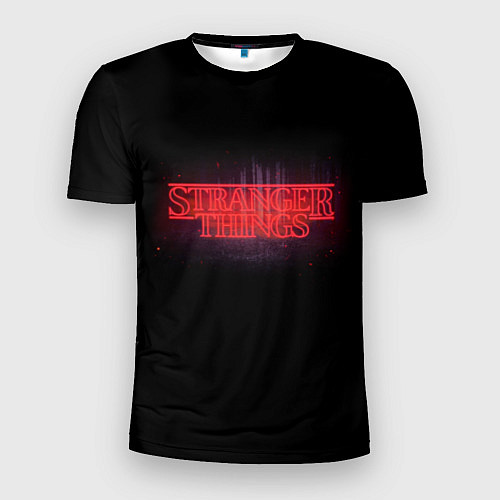Мужская спорт-футболка С логотипом Stranger Things / 3D-принт – фото 1