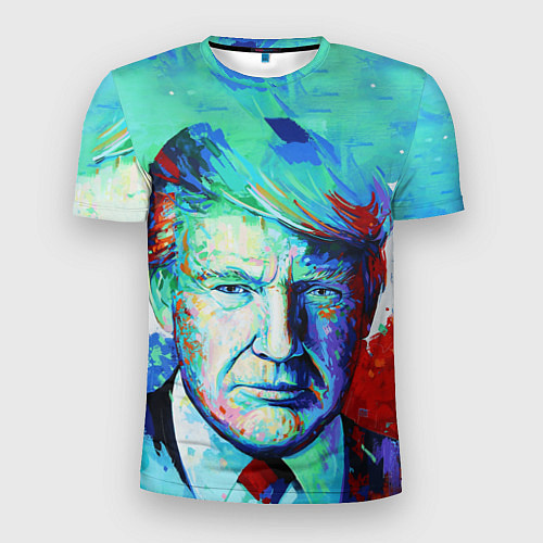 Мужская спорт-футболка Дональд Трамп арт / 3D-принт – фото 1