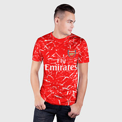 Футболка спортивная мужская Arsenal fly emirates sport, цвет: 3D-принт — фото 2