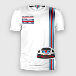 Мужская спорт-футболка Porsche Martini Racing