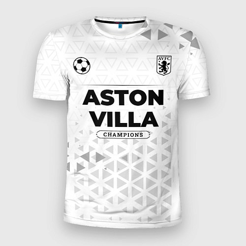 Мужская спорт-футболка Aston Villa Champions Униформа / 3D-принт – фото 1