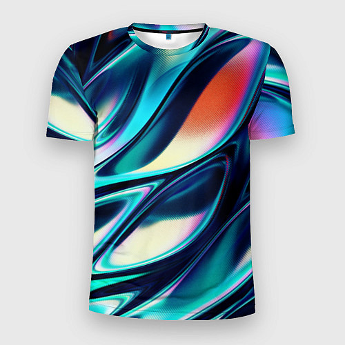 Мужская спорт-футболка Abstract Wave / 3D-принт – фото 1