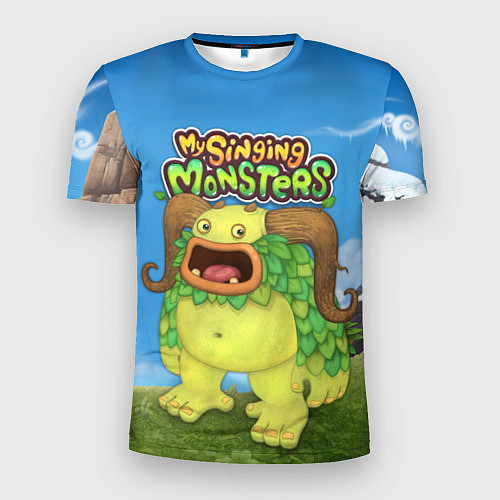 Мужская спорт-футболка My singing monsters Избалолист Entbrat / 3D-принт – фото 1