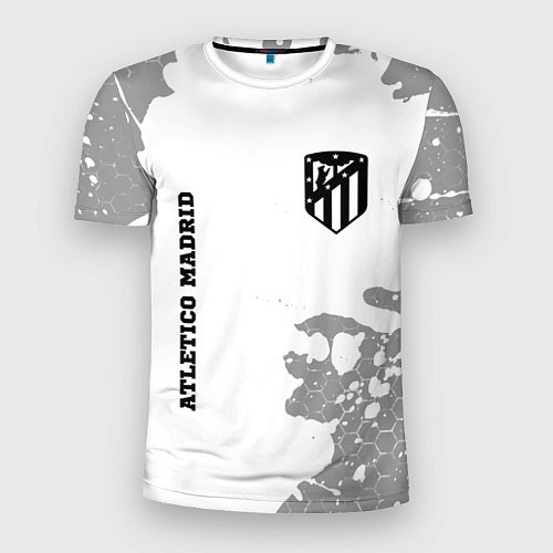 Мужская спорт-футболка Atletico Madrid Sport на темном фоне / 3D-принт – фото 1