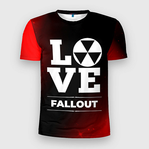 Мужская спорт-футболка Fallout Love Классика / 3D-принт – фото 1