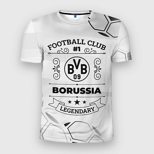 Мужская спорт-футболка Borussia Football Club Number 1 Legendary / 3D-принт – фото 1