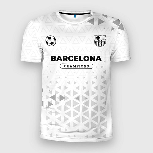 Мужская спорт-футболка Barcelona Champions Униформа / 3D-принт – фото 1