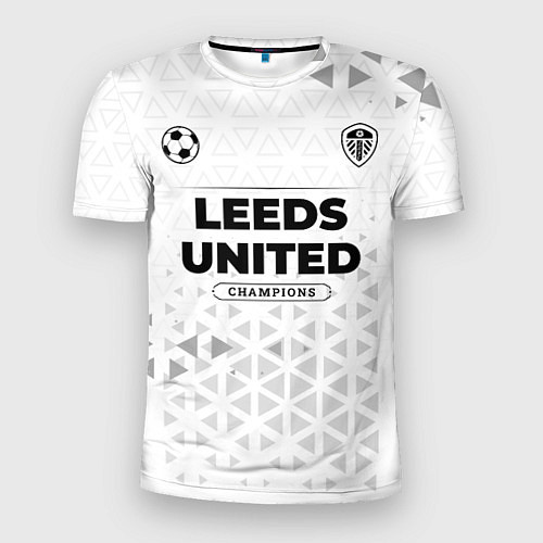 Мужская спорт-футболка Leeds United Champions Униформа / 3D-принт – фото 1