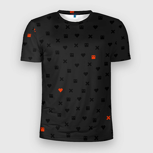 Мужская спорт-футболка Love Death and Robots black pattern / 3D-принт – фото 1