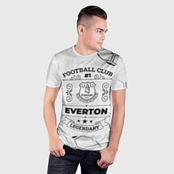 Футболка спортивная мужская Everton Football Club Number 1 Legendary, цвет: 3D-принт — фото 2