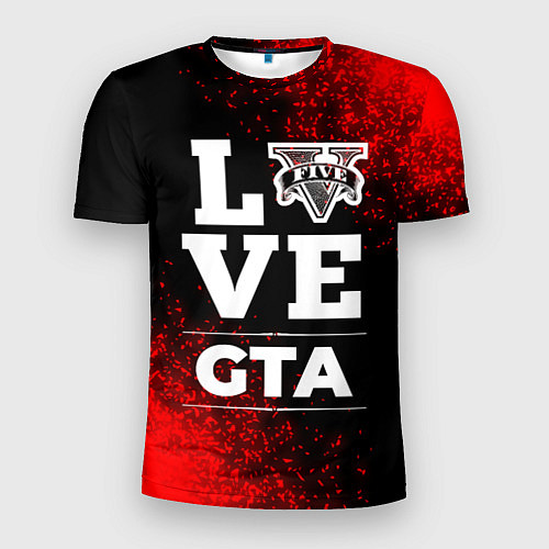 Мужская спорт-футболка GTA Love Классика / 3D-принт – фото 1