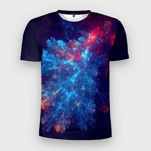 Мужская спорт-футболка Космический Коралловый Риф / 3D-принт – фото 1