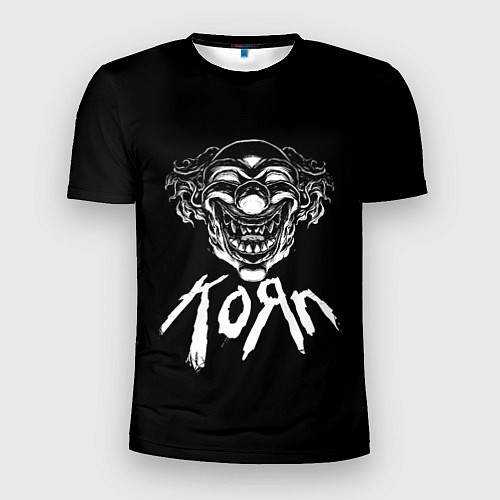 Мужская спорт-футболка KoЯn Korn клоун / 3D-принт – фото 1