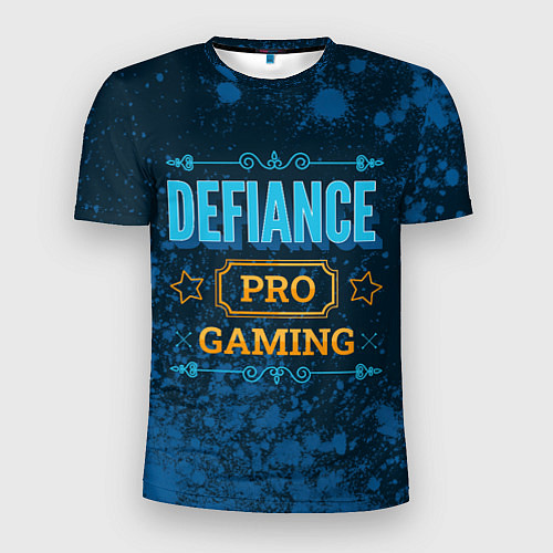 Мужская спорт-футболка Игра Defiance: PRO Gaming / 3D-принт – фото 1