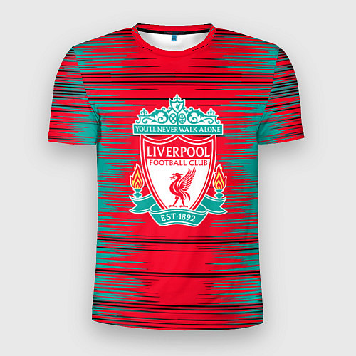 Мужская спорт-футболка Ливерпуль logo / 3D-принт – фото 1