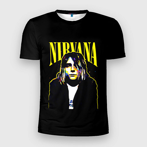 Мужская спорт-футболка Рок - группа Nirvana / 3D-принт – фото 1