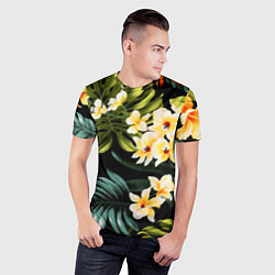 Футболка спортивная мужская Vanguard floral composition Summer, цвет: 3D-принт — фото 2