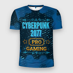 Мужская спорт-футболка Игра Cyberpunk 2077: PRO Gaming